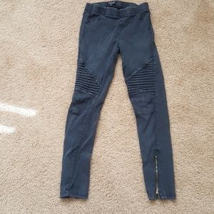 Black Moto Leggings size M